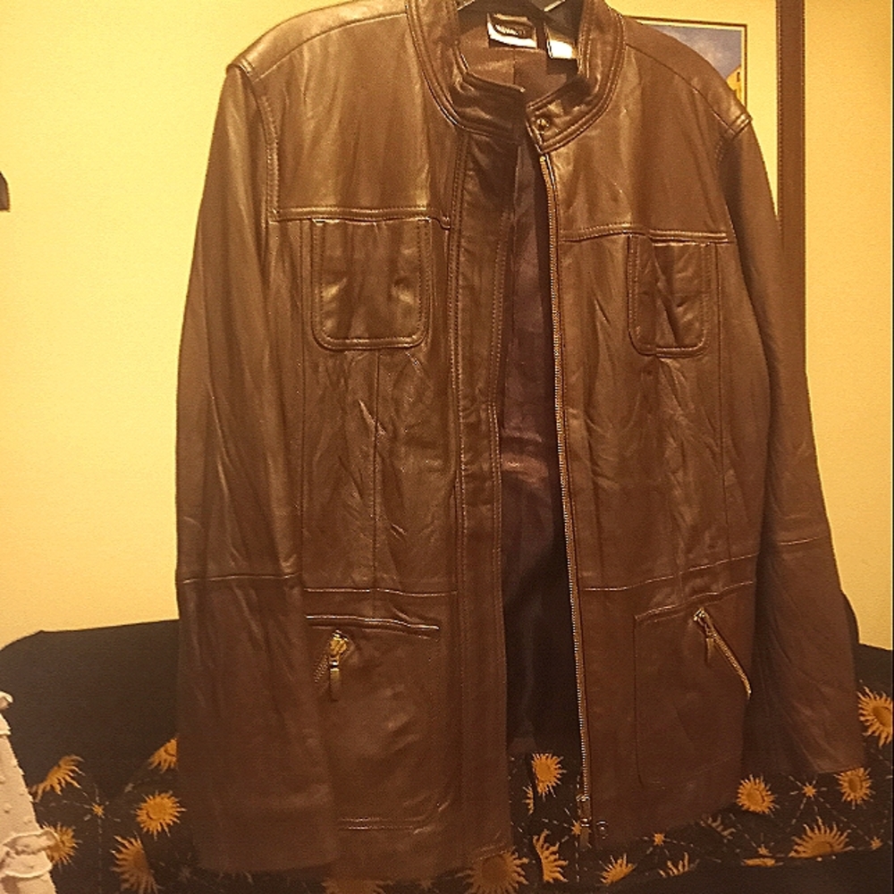 Leather jacket